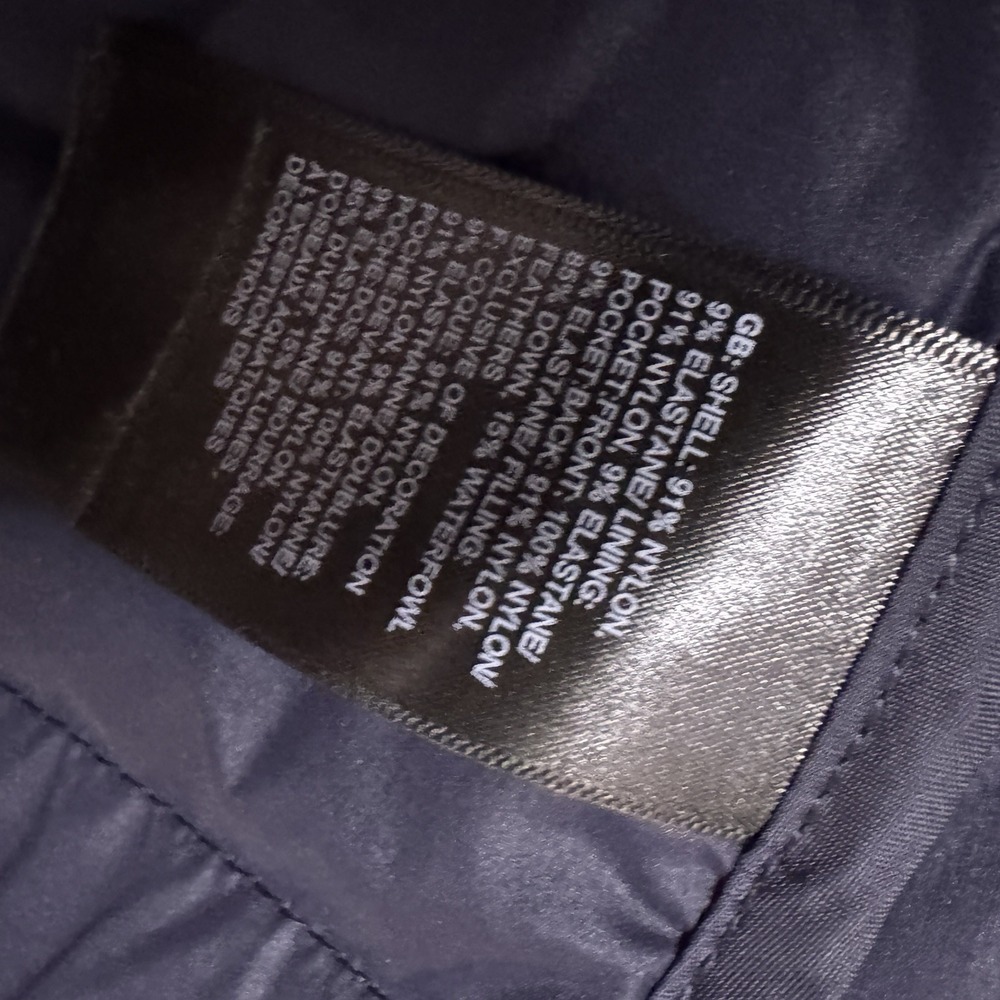 North Face Vest Womens S Gillet 700 Down Puffer Quilted Full Zip Hike Navy - Picture 10 of 14